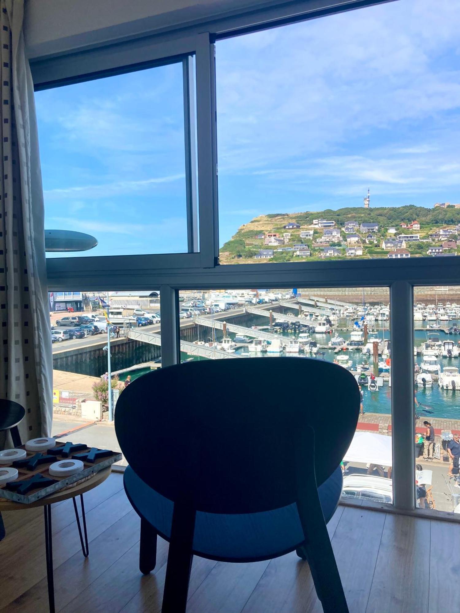 Charmant Studio Avec Vue Sur Le Port Et Falaises Fécamp Exterior foto