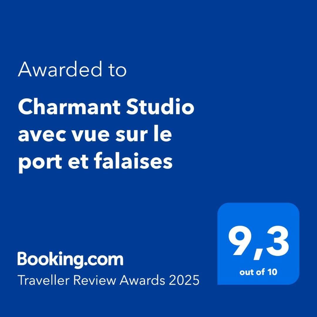Charmant Studio Avec Vue Sur Le Port Et Falaises Fécamp Exterior foto